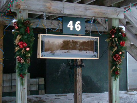 Message Board with wreaths